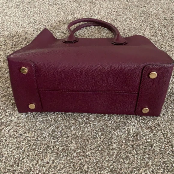 Michael Kors Plum Mercer Handbag - Picture 6 of 13